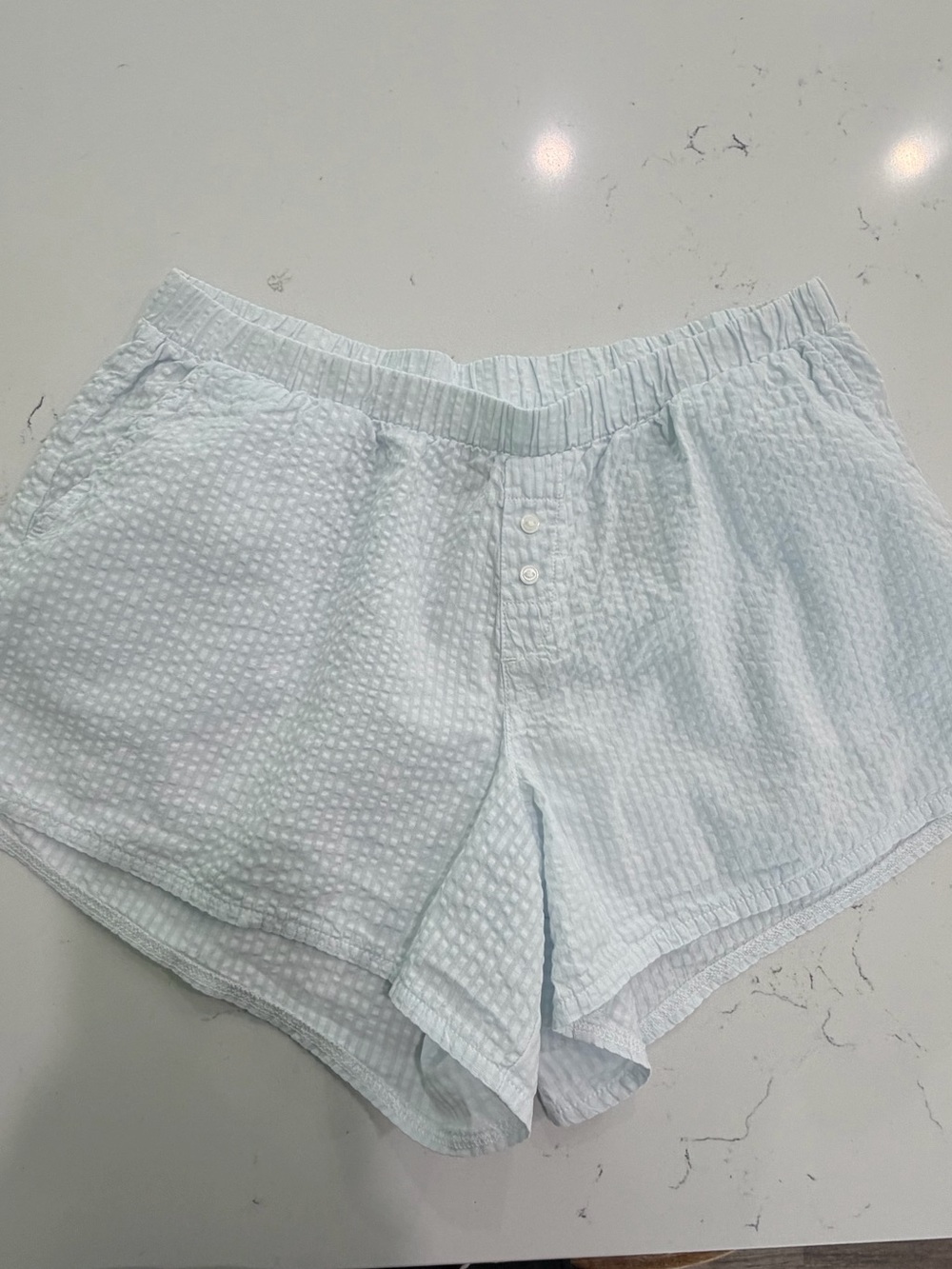 Pink by Frankie’s bikinis seersucker shorts